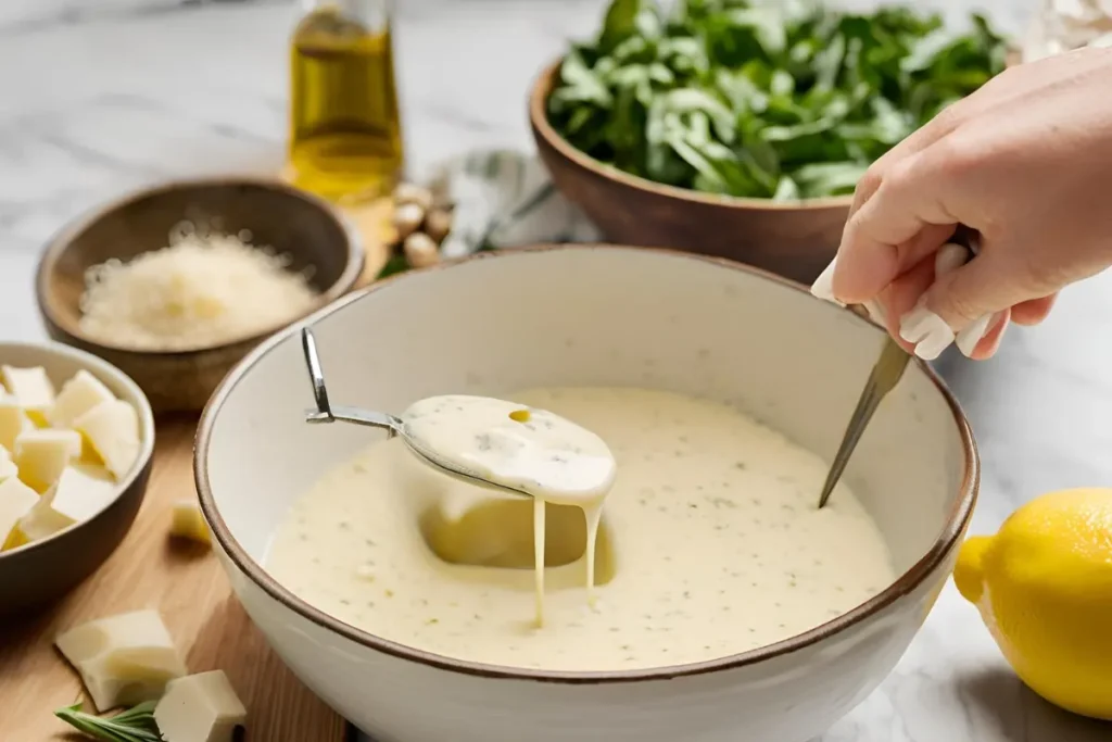 Homemade Caesar dressing	