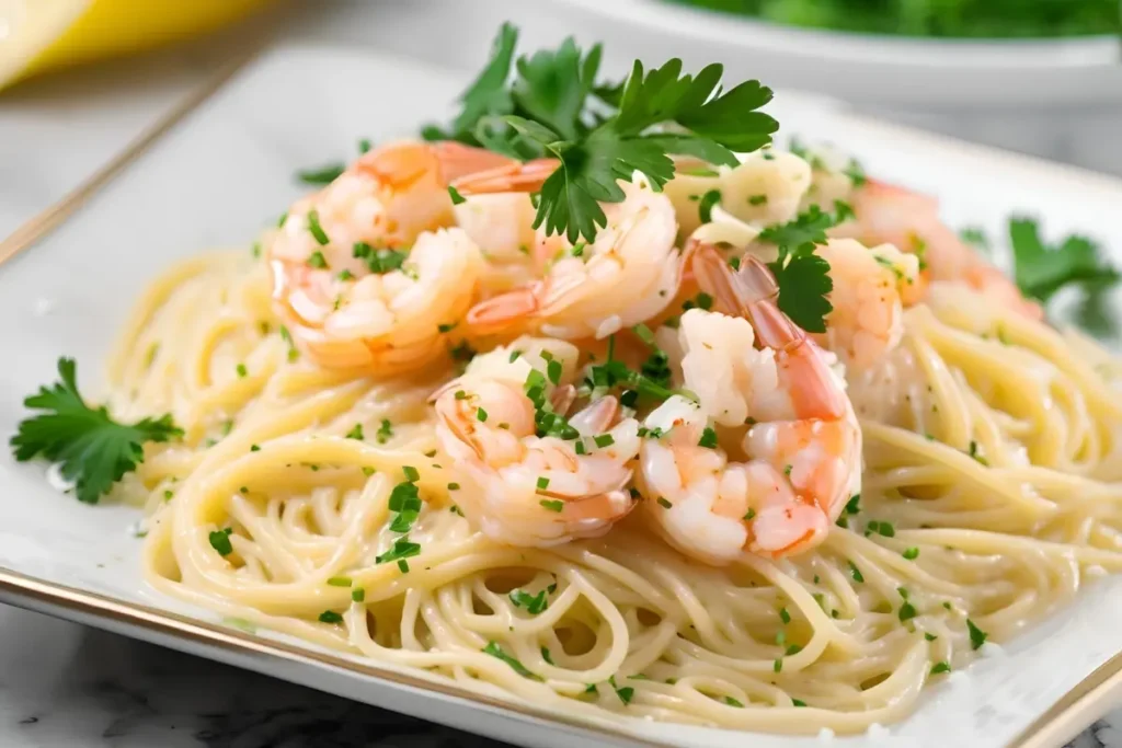 Olive Garden shrimp scampi