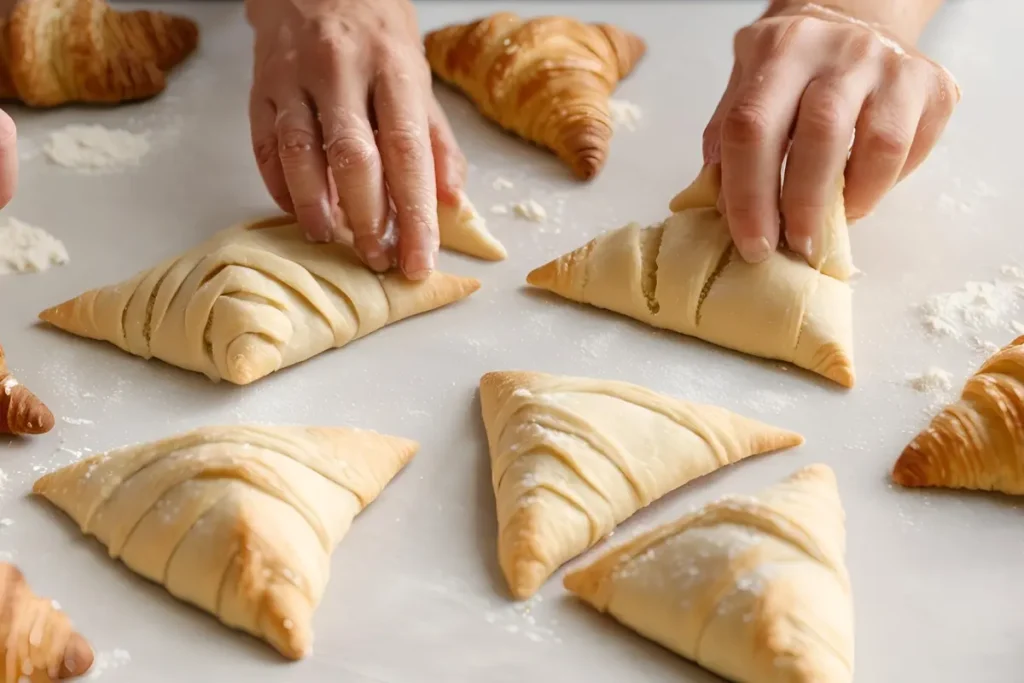 "Homemade croissants and Gipfelis"	