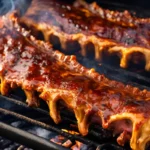 Cooking back ribs on a grill