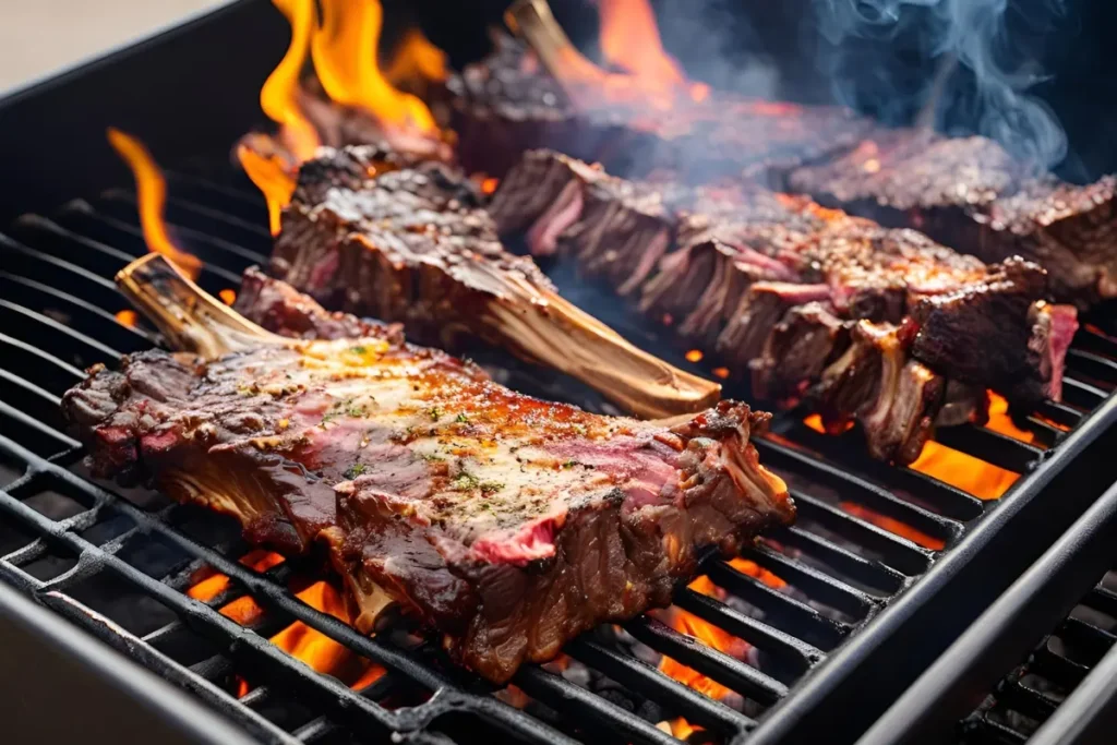 Beef Back Ribs on a Grill