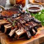 "Grilled beef back ribs"