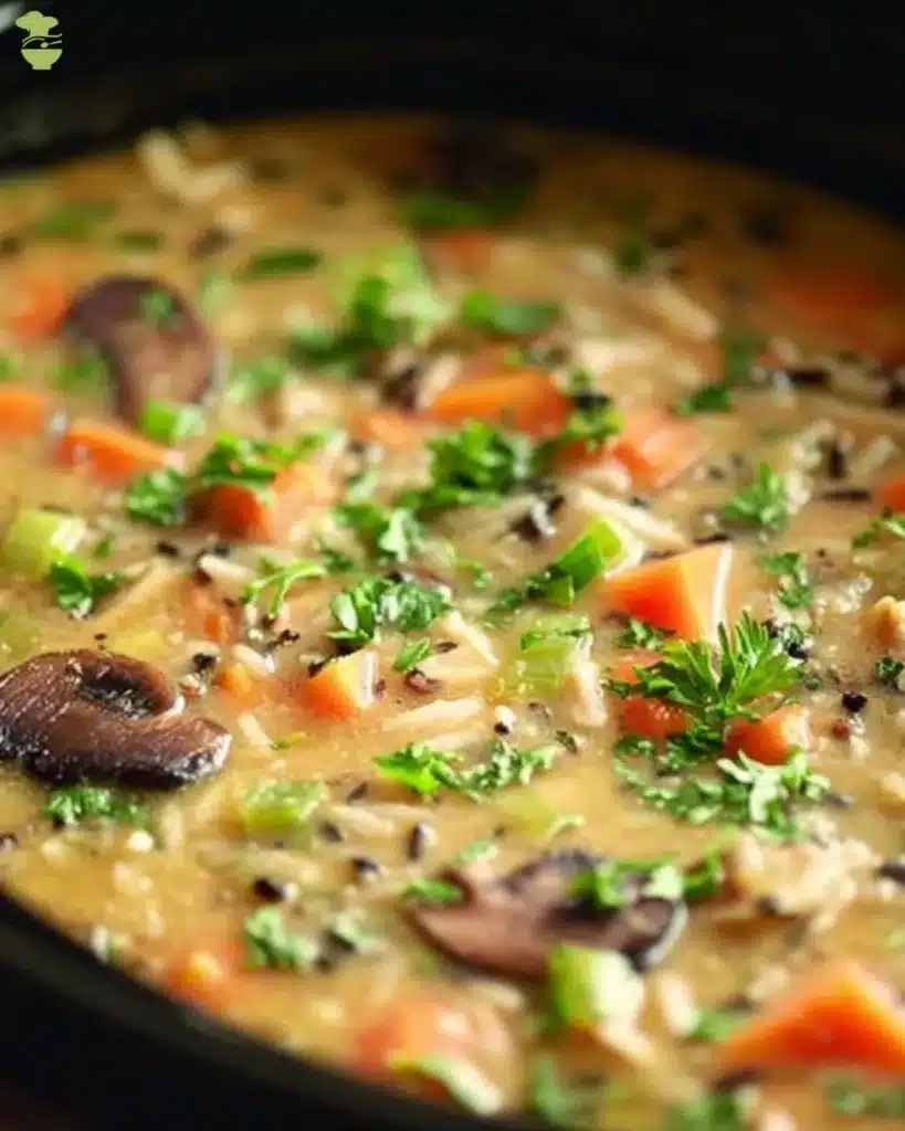 Crockpot Chicken Wild Rice Soup