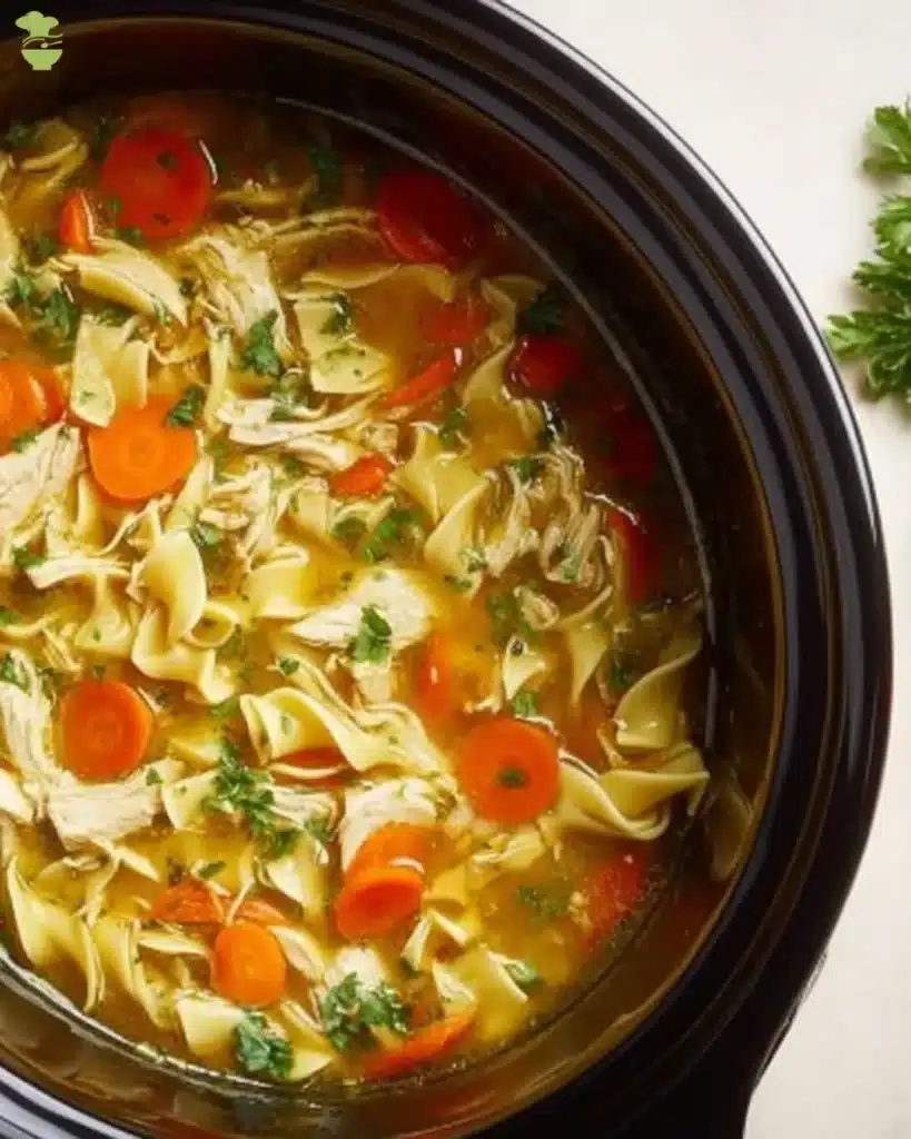 Slow Cooker Chicken Noodle Soup