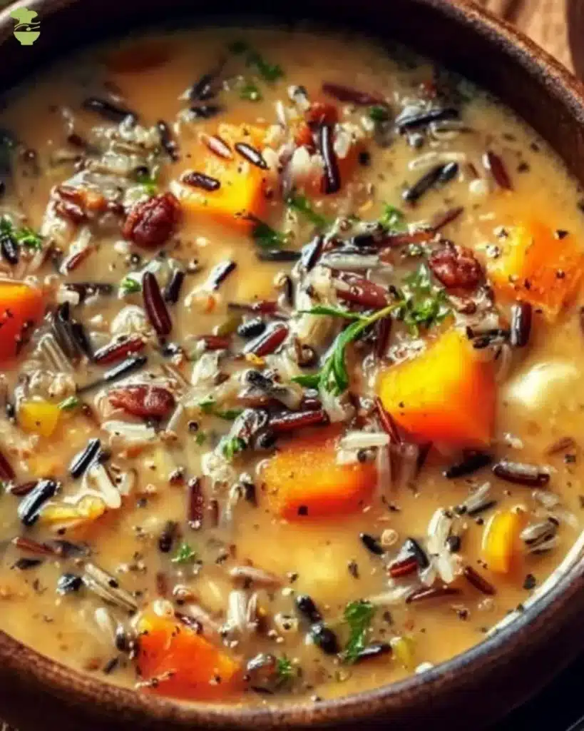 easy wild rice soup