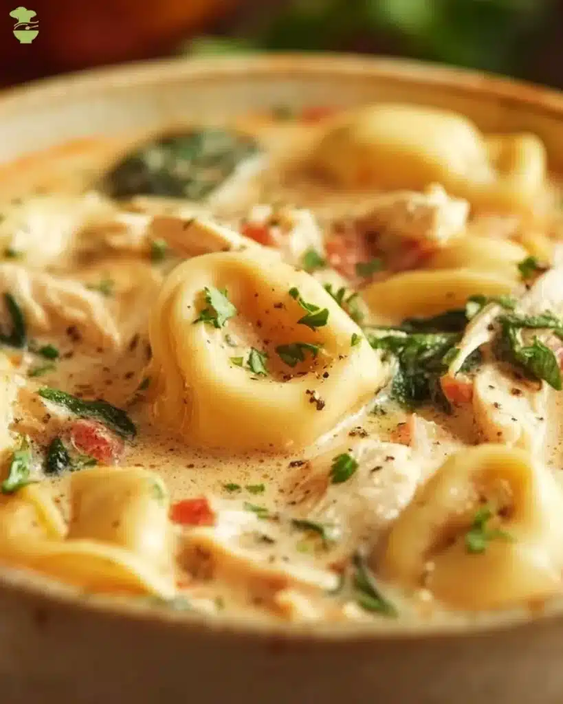 easy Chicken Tortellini Soup