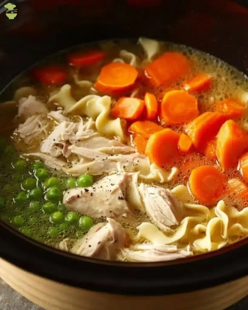 easy Slow Cooker Chicken Noodle Soup
