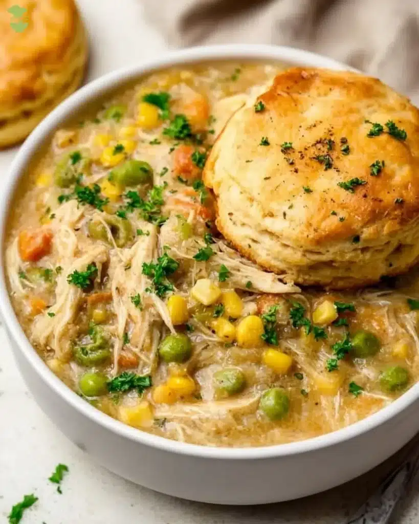 Slow Cooker Chicken Pot Pie