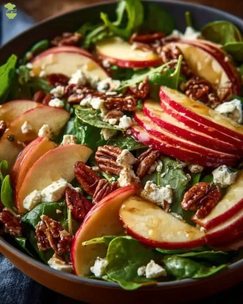 easy Honeycrisp Apple and Feta Salad