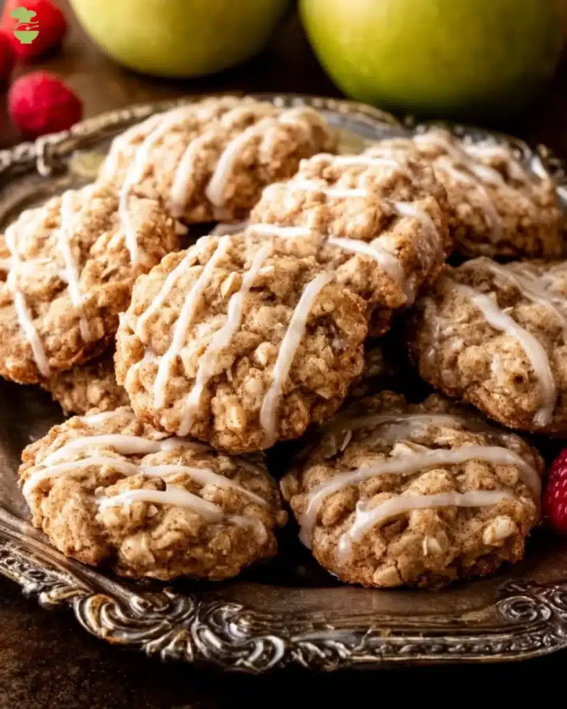 easy Apple Cinnamon Oatmeal Cookies