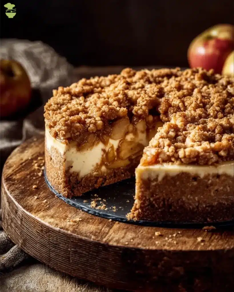 Apple Crumble Cheesecake Recipe