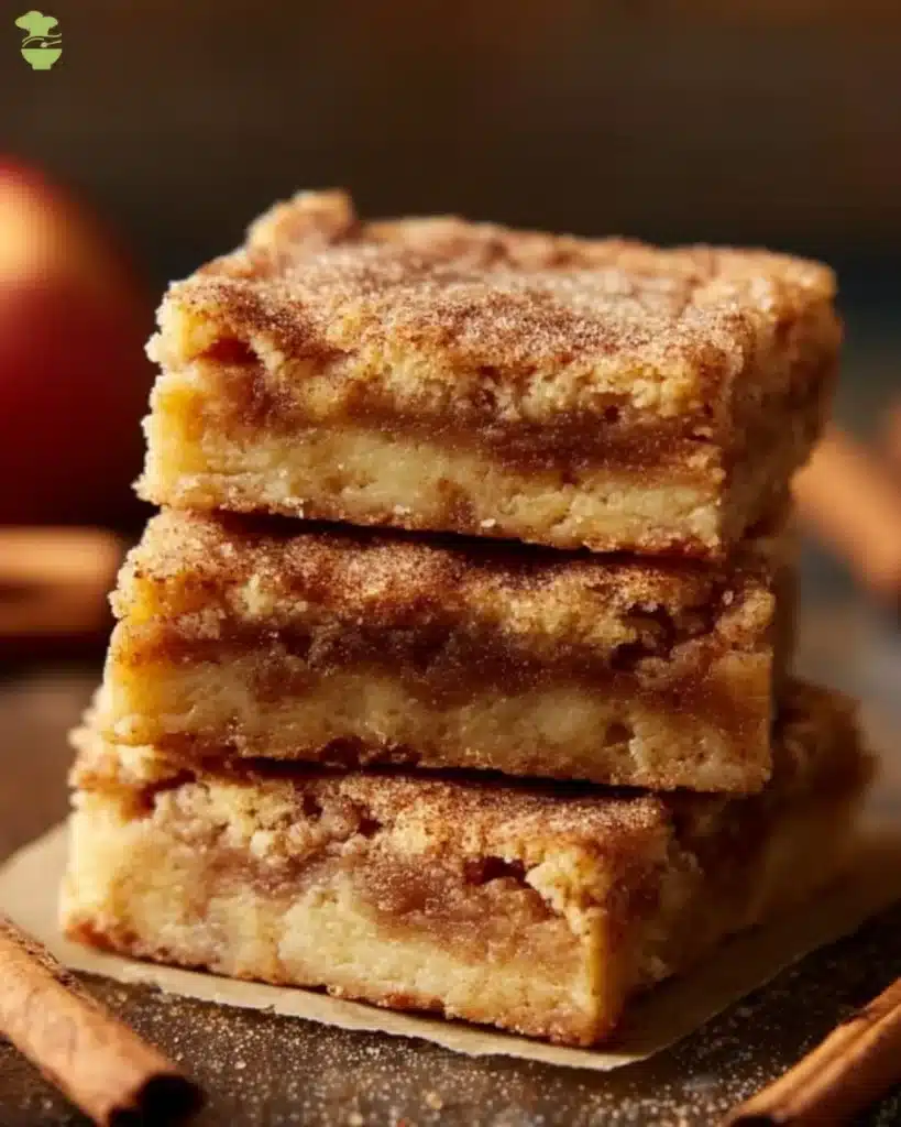 Apple Snickerdoodle Bars