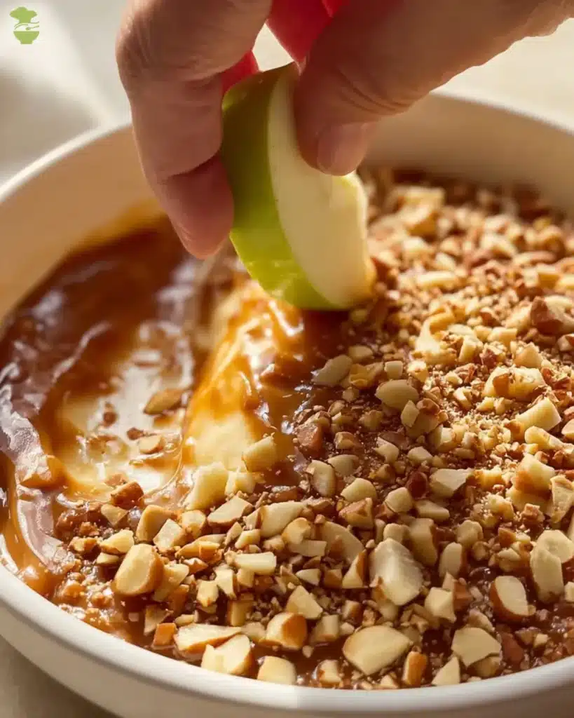 easy cream cheese caramel apple dip
