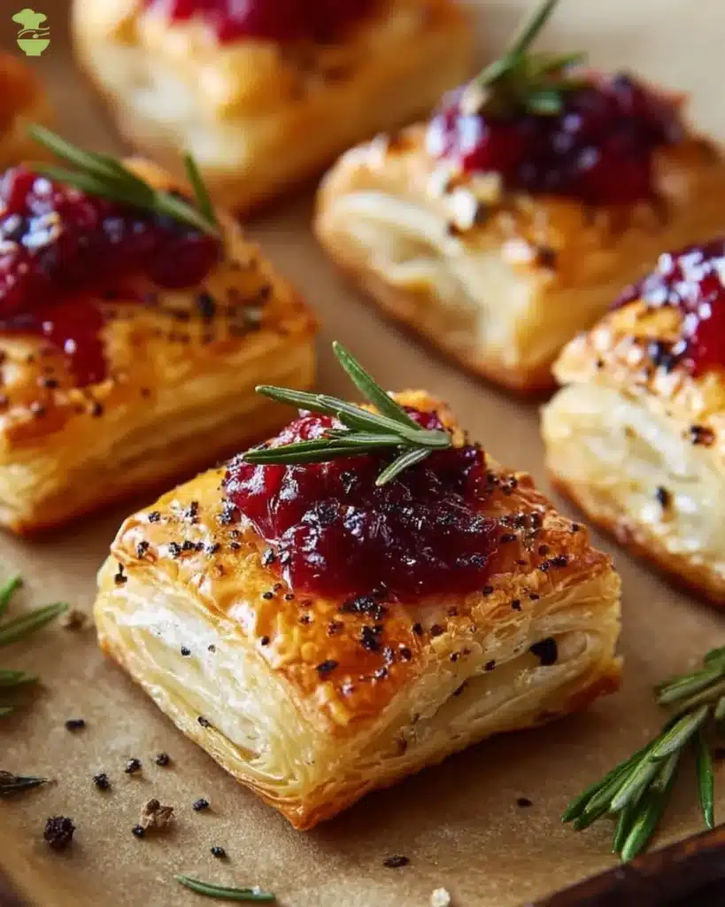 easy Cranberry Brie Bites