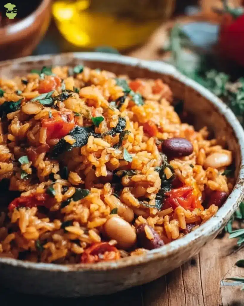 Mediterranean Rice and Beans