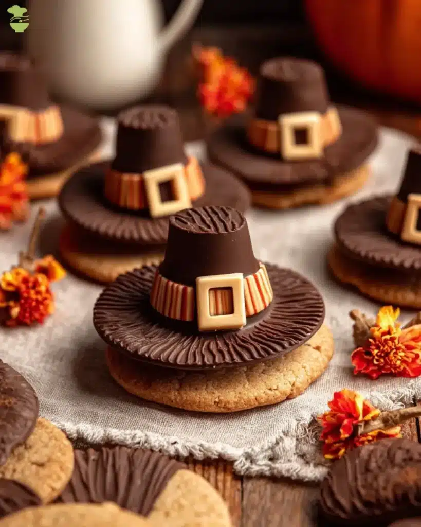 Thanksgiving Pilgrim Hat Cookies