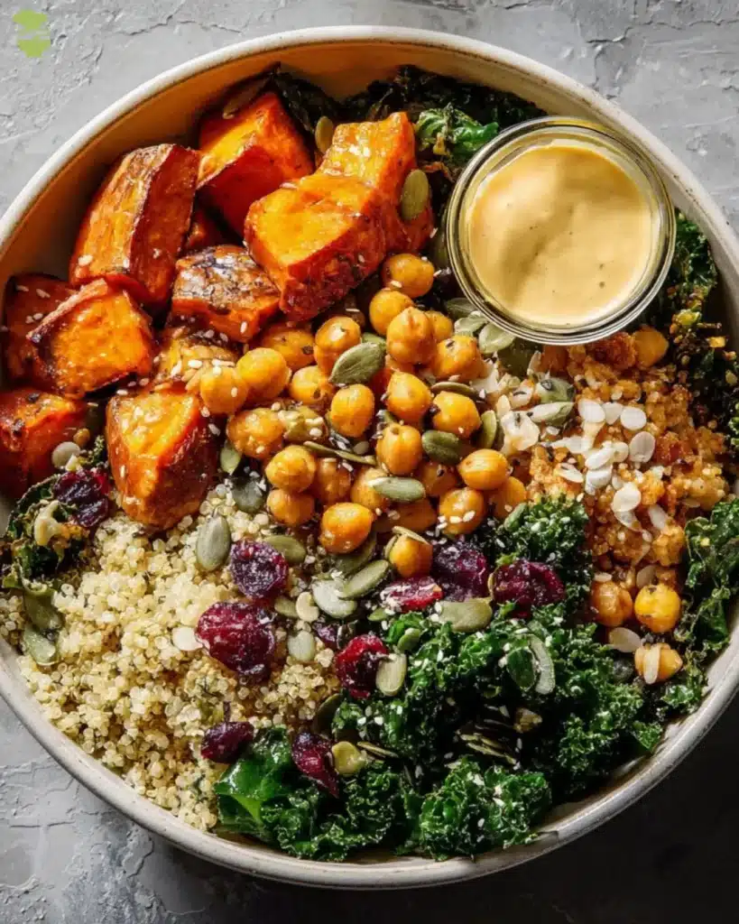easy quinoa harvest bowl