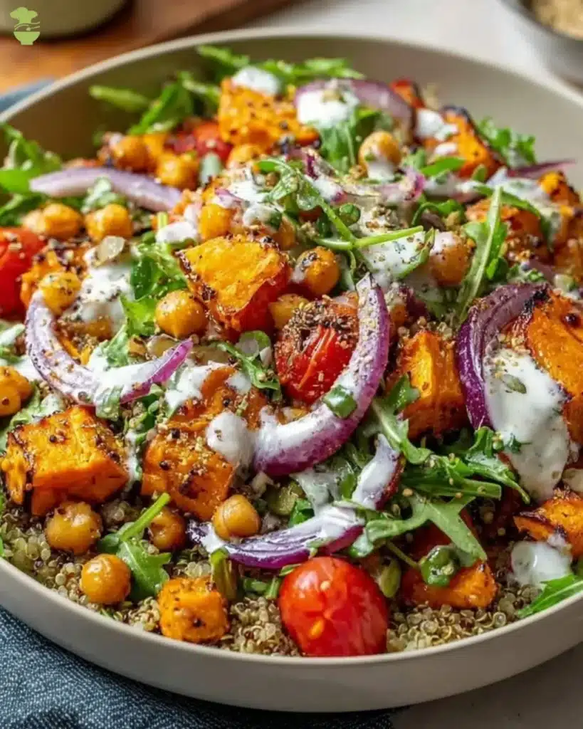 easy sweet potato quinoa salad