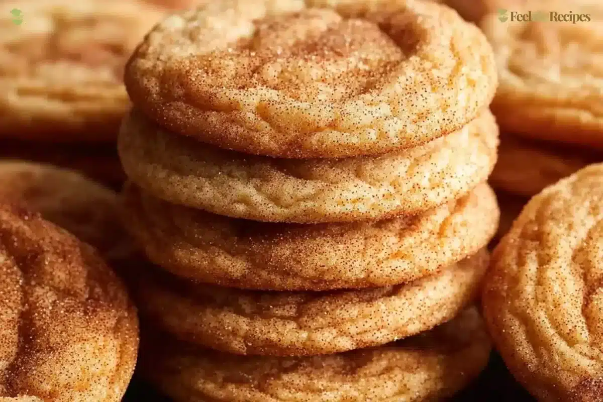 Delicious Apple Snickerdoodles with caramelized apples for fall baking