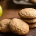 Freshly baked Cinnamon Applesauce Cookies on a cooling rack