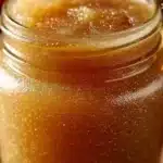 Bowl of easy homemade applesauce made from fresh apples.