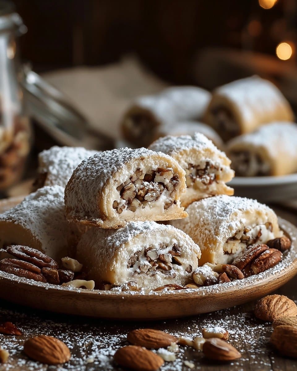 Italian Nut Roll Cookies
