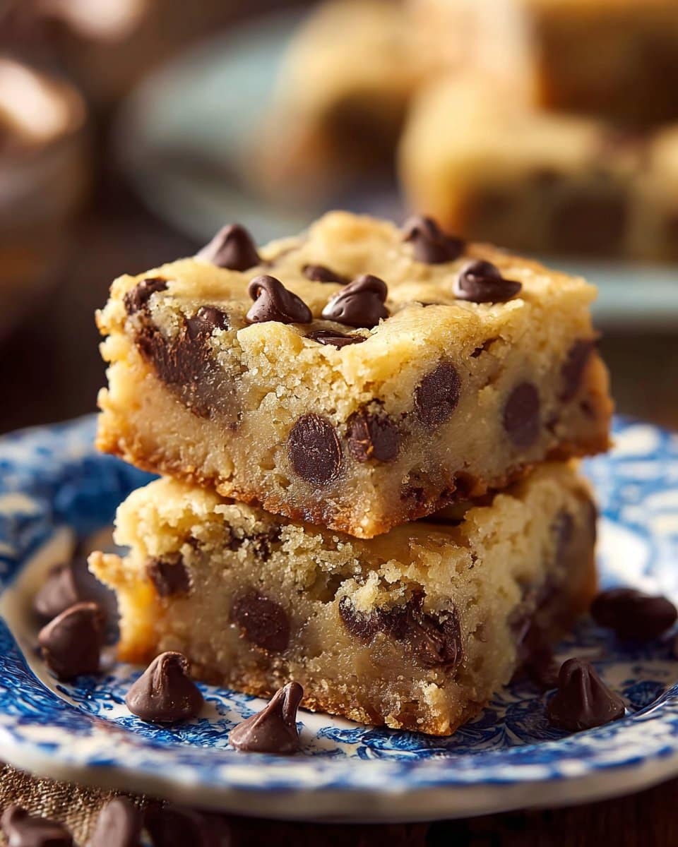 Melt-in-Your-Mouth Chocolate Chip Cookie Bars