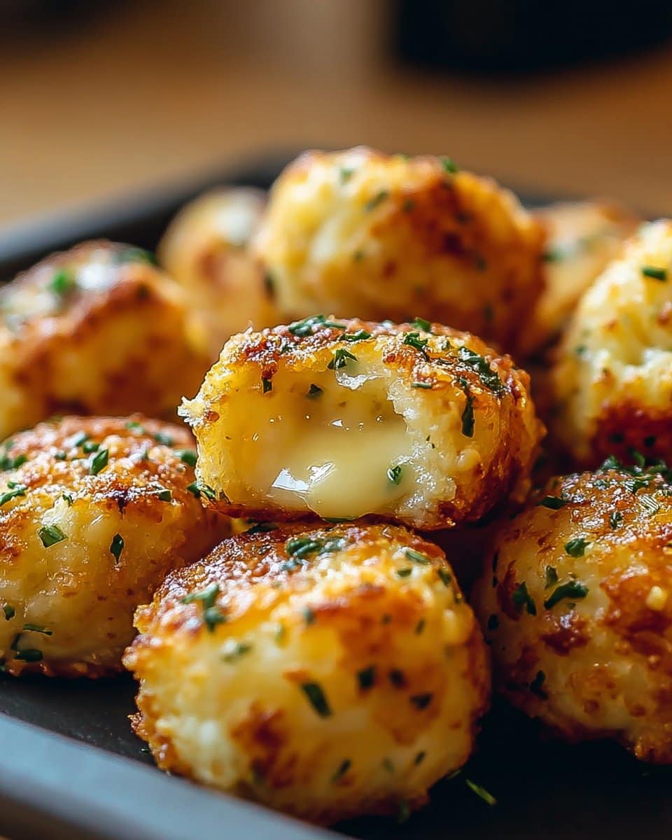 Cheesy Parmesan Mozzarella Bites
