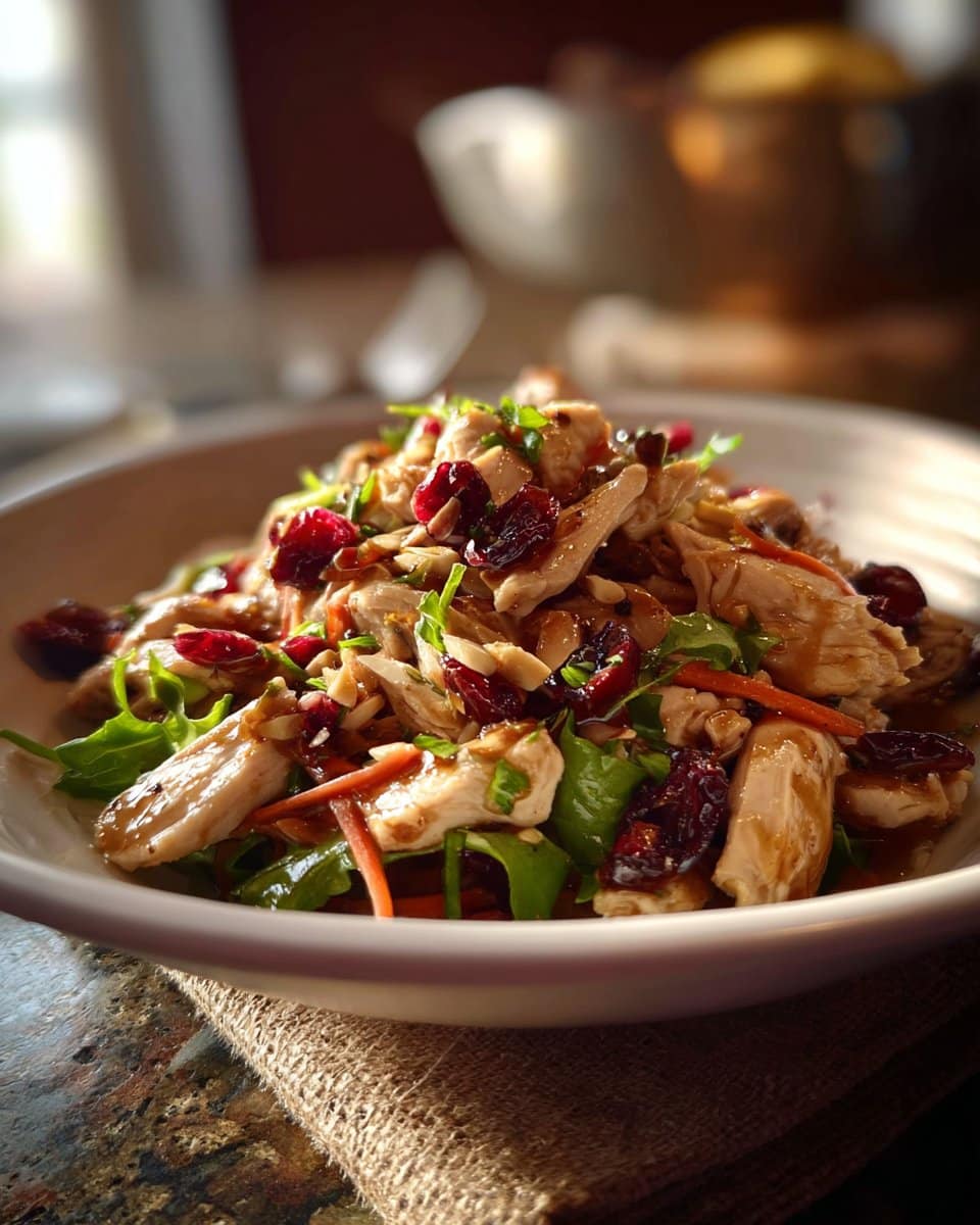 Asian Chicken Cranberry Salad