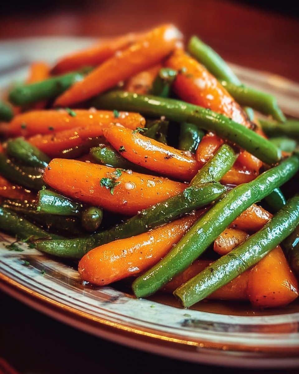 Honey Glazed Carrots & Green Beans