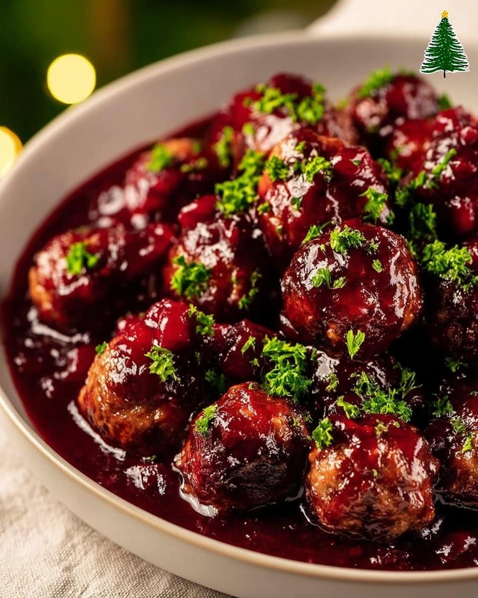 Christmas Cranberry Meatballs