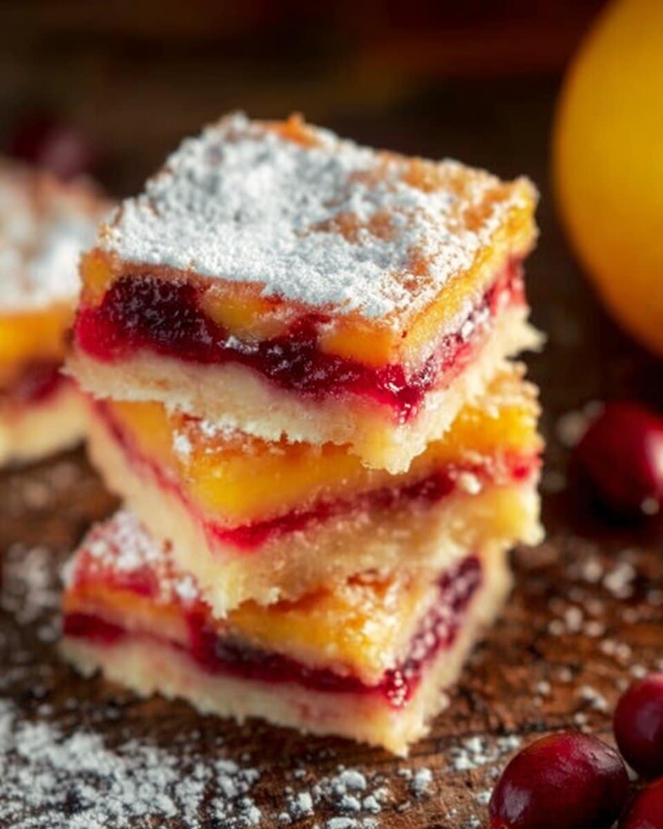 Cranberry Lemon Bars