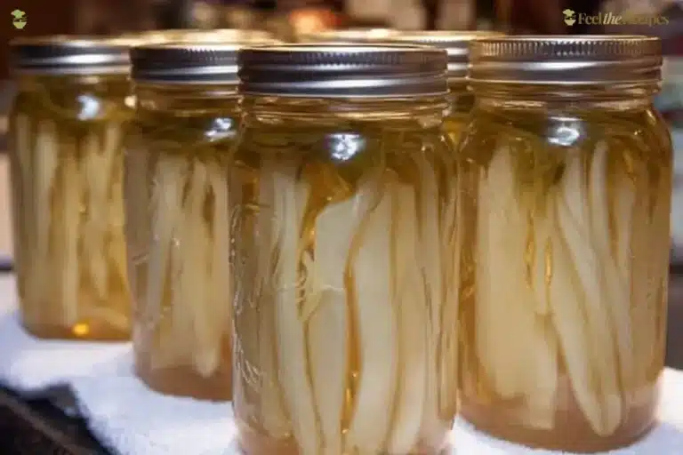 Canning process for homemade french fries in jars