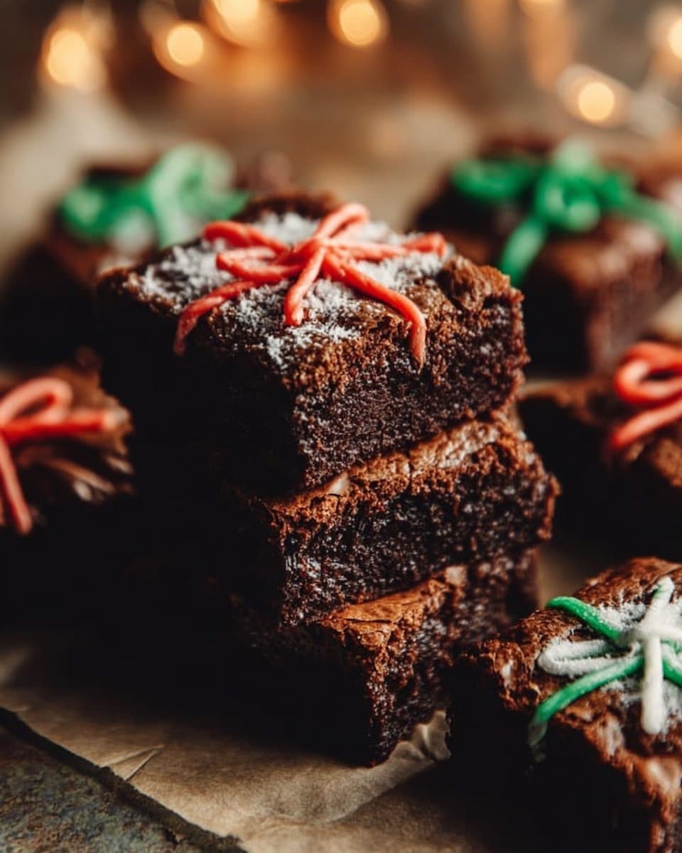 Christmas Present Brownies