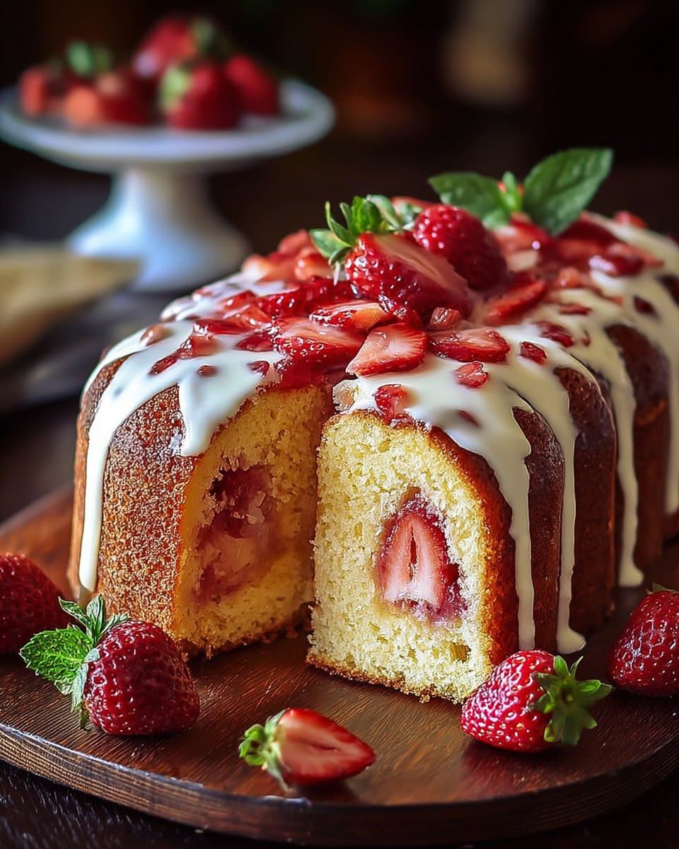 The Ultimate Strawberry Cream Cheese Pound Cake for Any Occasion