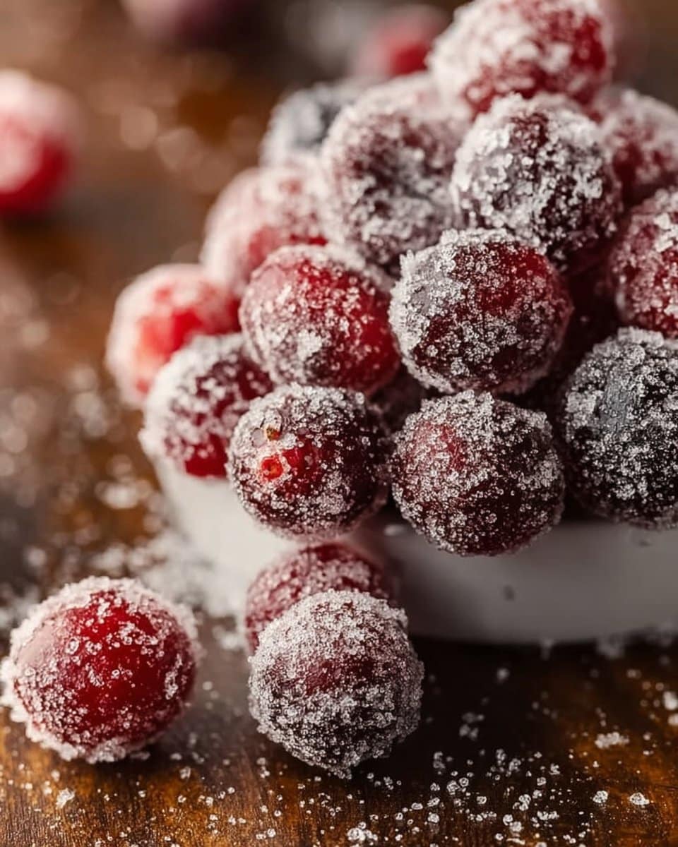 Sugared Cranberries (aka Candied Cranberries)