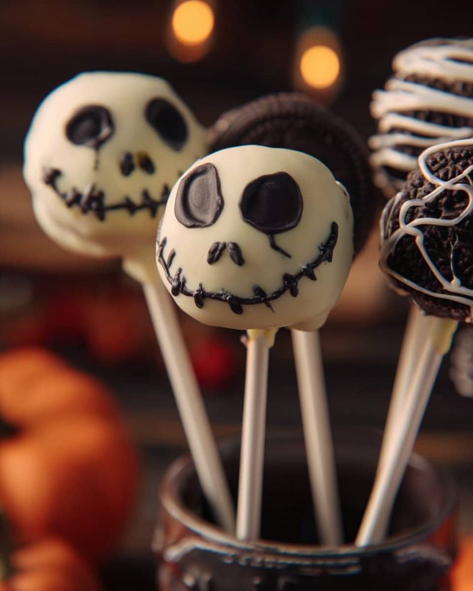 The Nightmare Before Christmas Oreo Pops