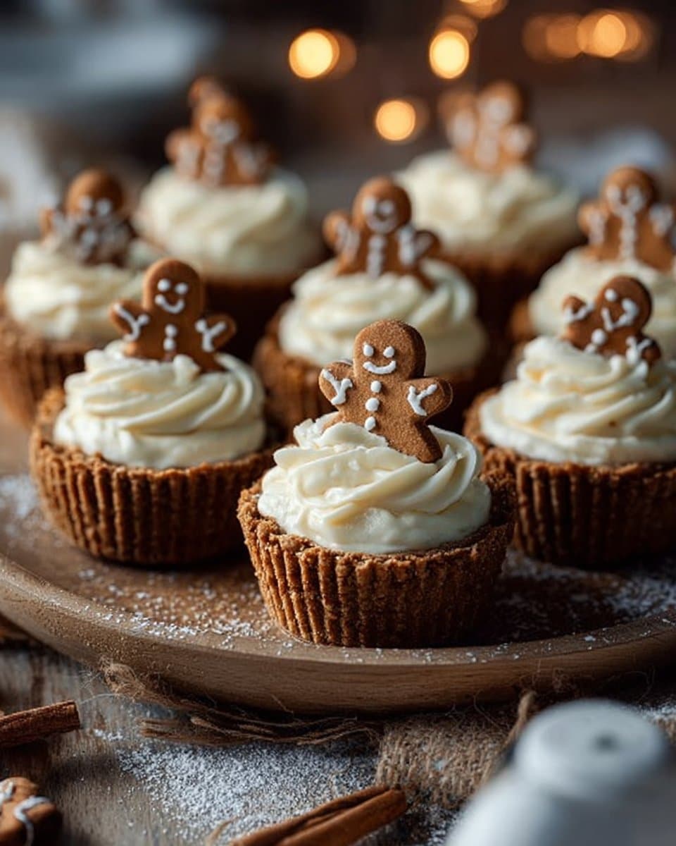 No-Bake Gingerbread Cheesecake Cups Recipe