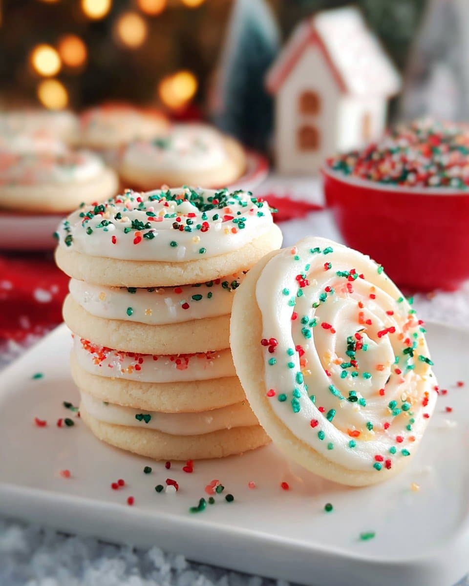 Christmas Sugar Cookies (Crumbl Copycat)