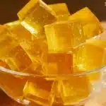 A colorful gelatin dessert showcasing the viral gelatin trick for fun presentations