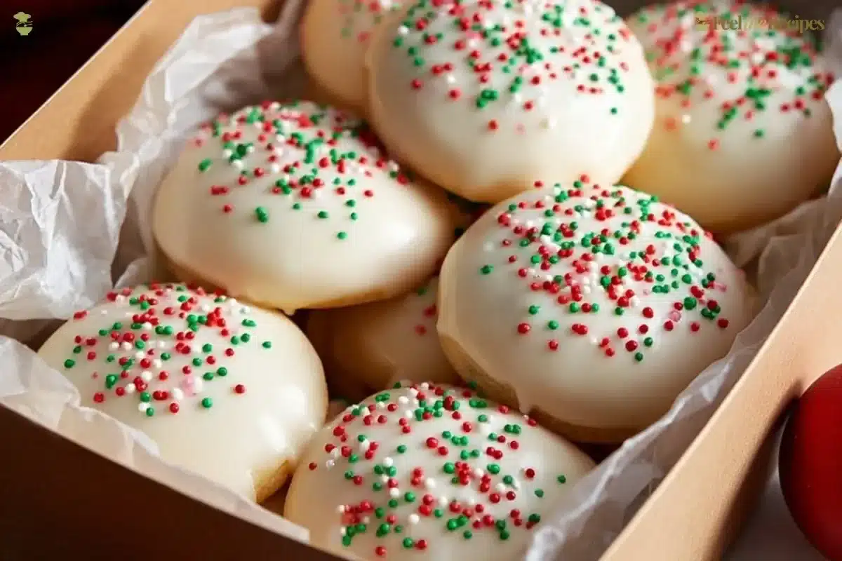 Traditional Italian Christmas cookies featuring soft anise flavor