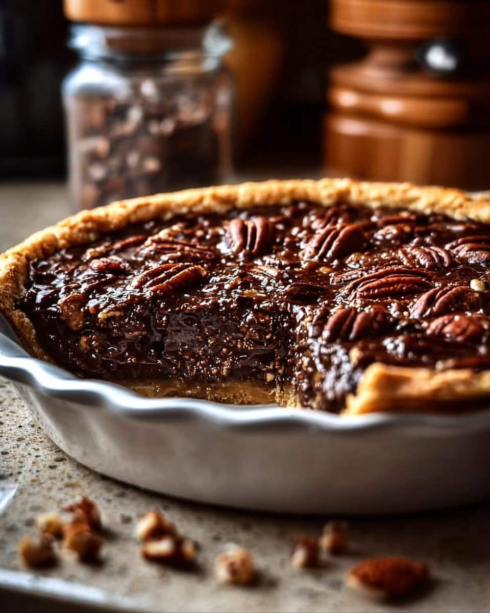 Texas Chocolate Pecan Pie