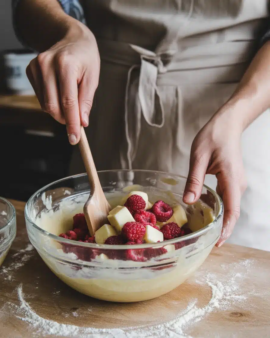 raspberry white chocolate cookies