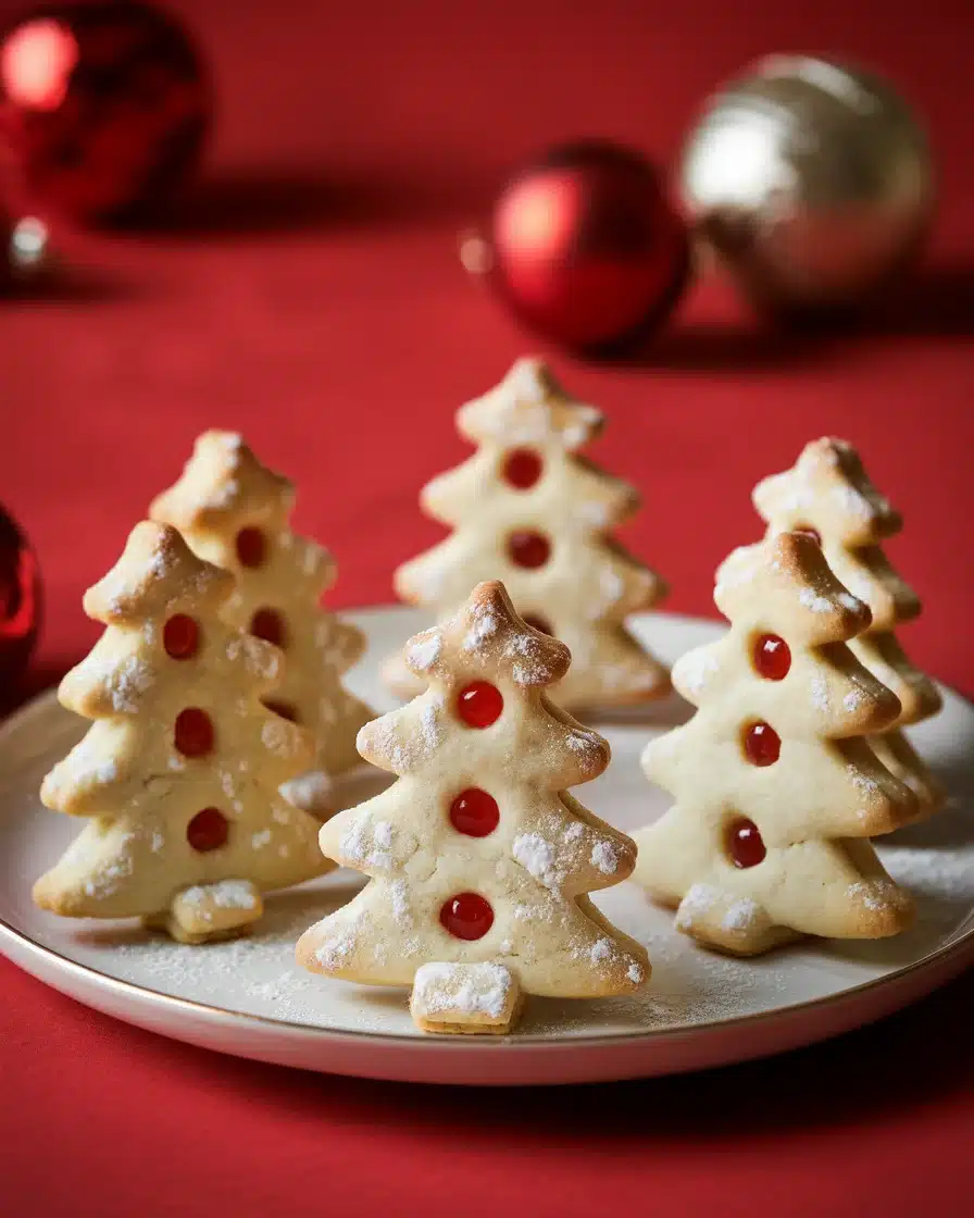 Christmas Raspberry Thumbprint Cookies (Festive & Easy)