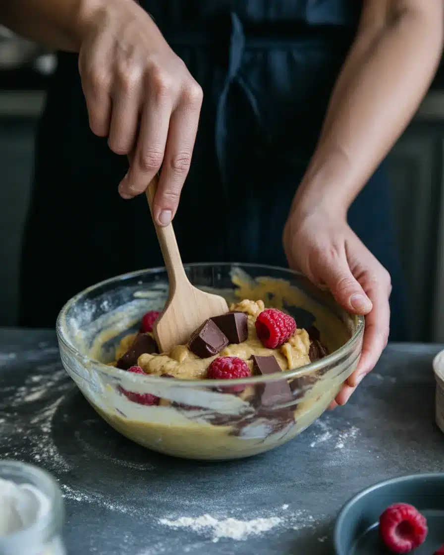Raspberry Chocolate Chip Cookies (Bakery-Style)