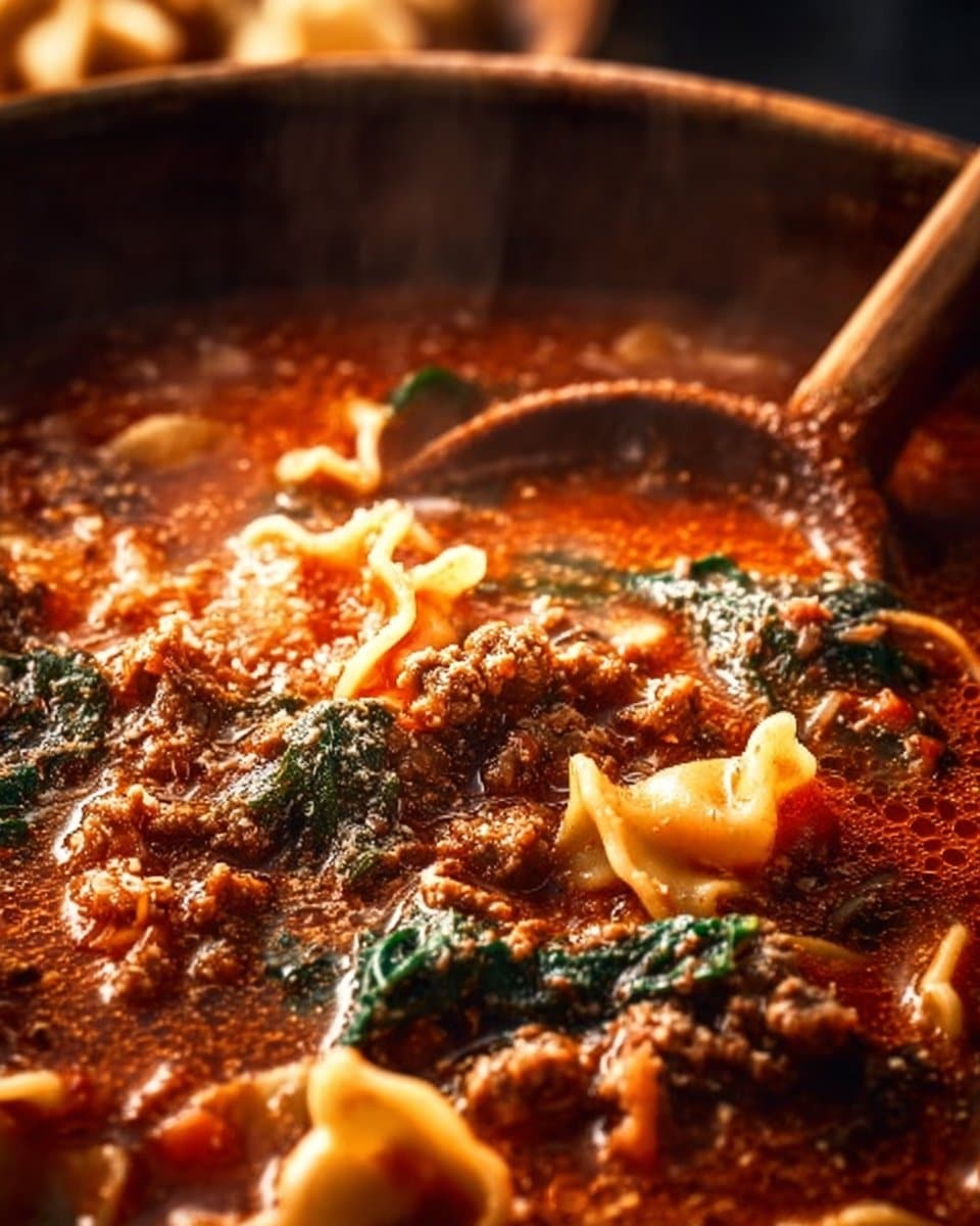 BEST EVER One-Pot Lasagna Soup Recipe!
