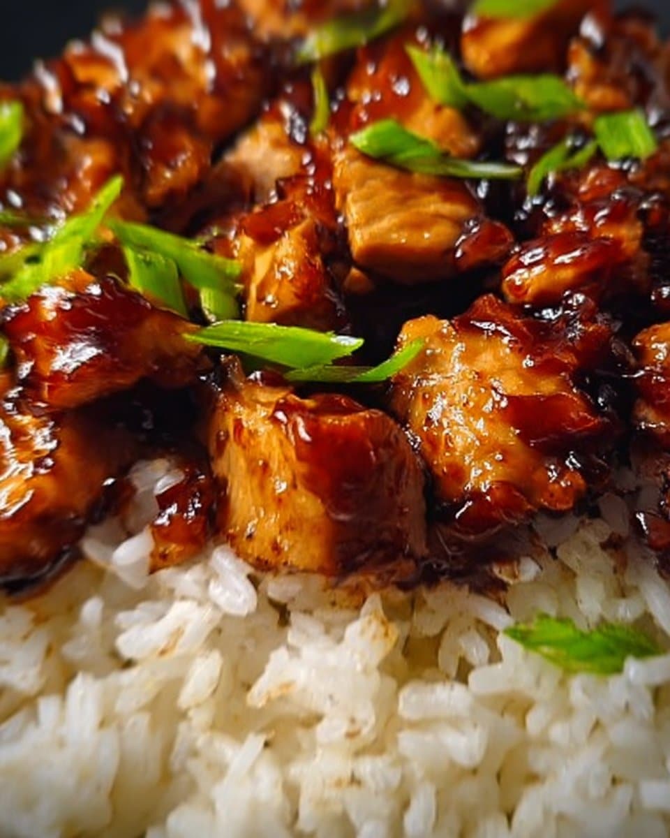 Honey BBQ Chicken Rice
