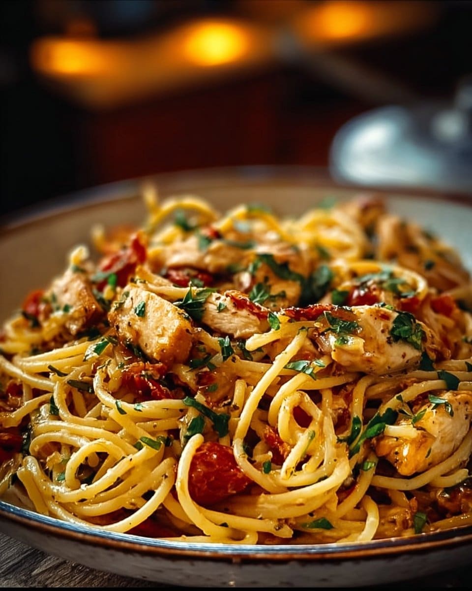 Monterey Chicken Spaghetti