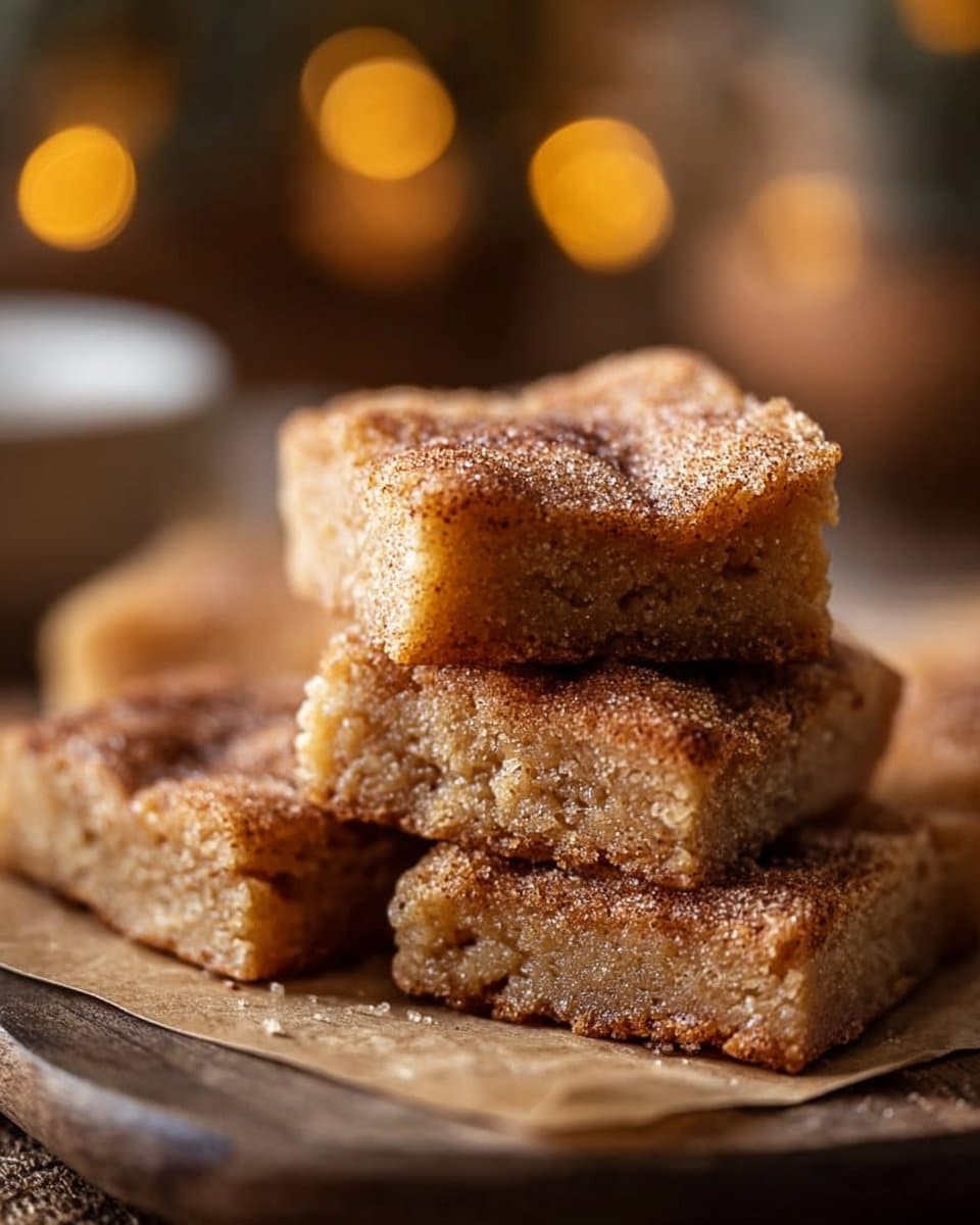 Cinnamon Sugar Blondies