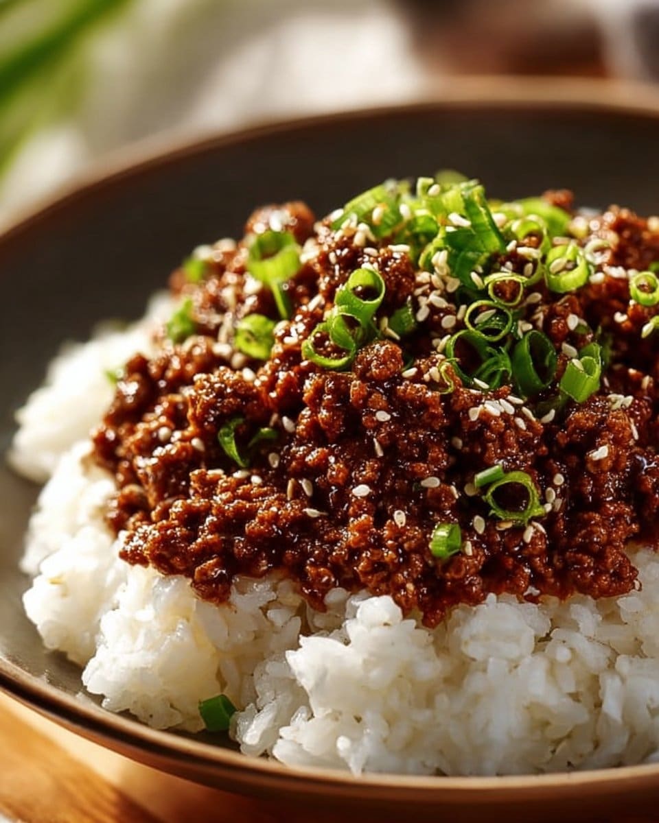 Korean Ground Beef Bowl
